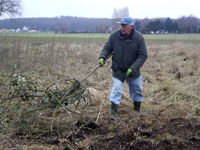 Osterwiese reinigen 2010