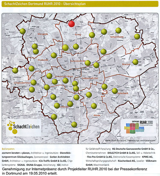 Karte Ruhr 2010